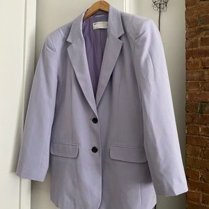 ASOS DESIGN mix and match slim boy suit blazer in lilac.
